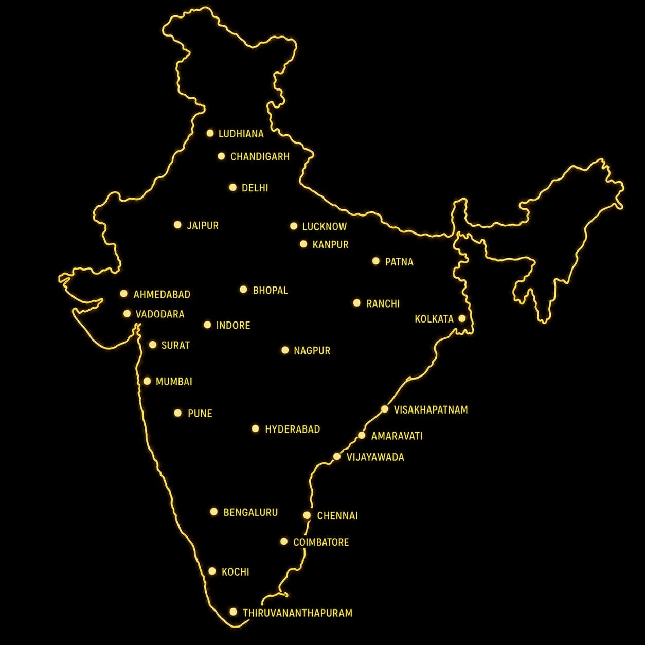 Quantum Collective presence across India